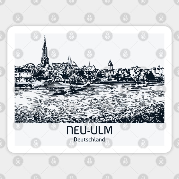 Neu-Ulm - Deutschland Magnet by Lakeric